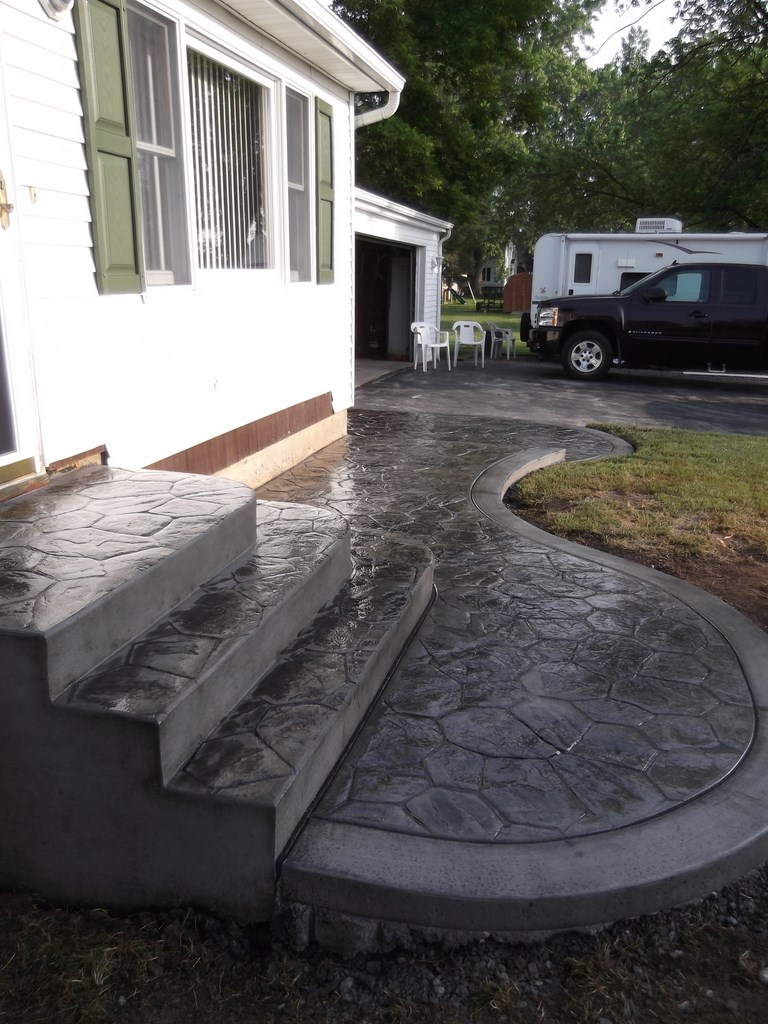 concrete steps 54