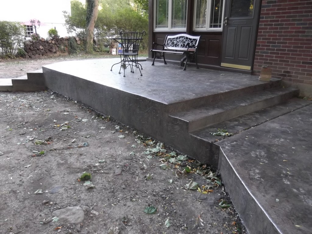 concrete steps 74